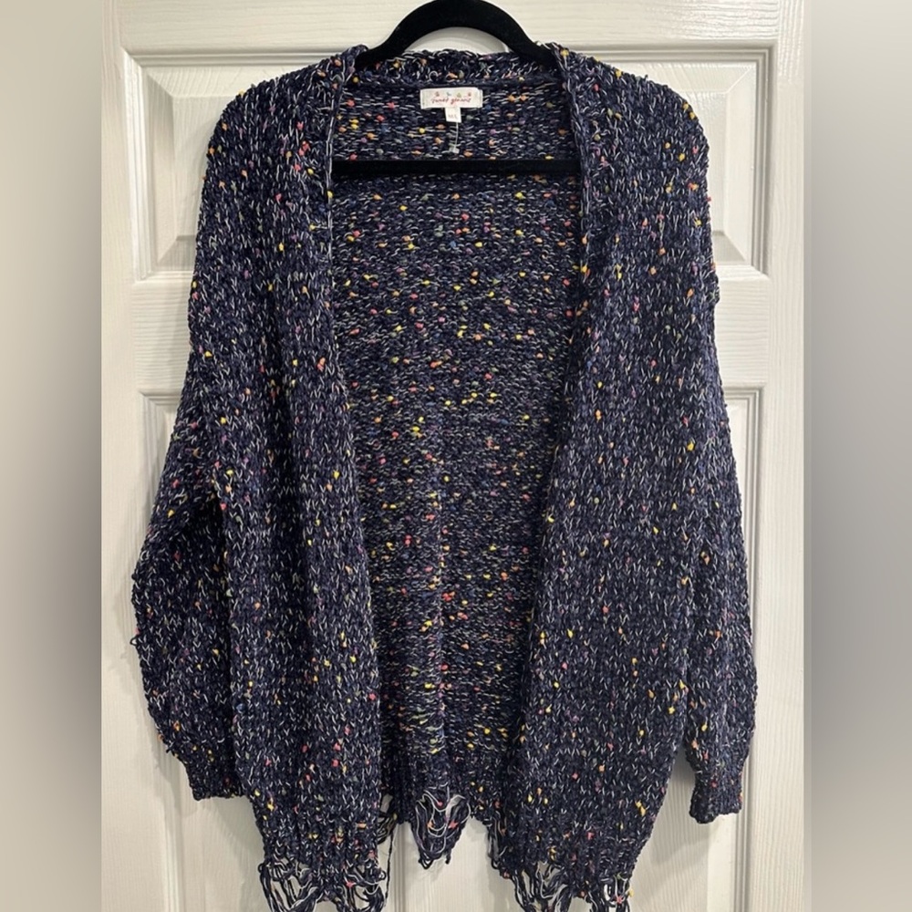 NWOT Navy Cardigan
